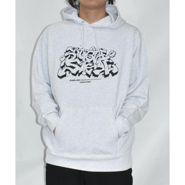 パーカー 矢印グラフィティ 裏パイルパーカー メンズ レディース