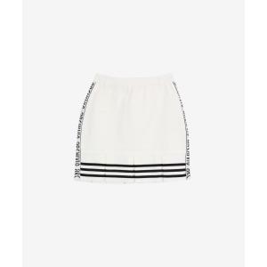 ARCHIVIO アルチビオ スカート ボーダー ストライプ柄 ホワイト