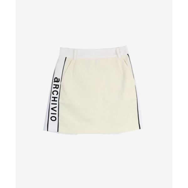 スカート 「LADIES」スカート 異素材ミックス ミニ丈 ゴルフ 2023年秋冬