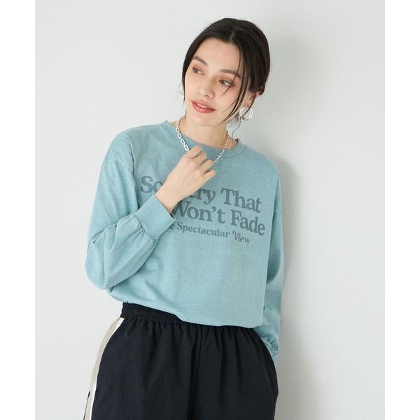 レディース tシャツ Tシャツ ピグメントロゴロンＴ