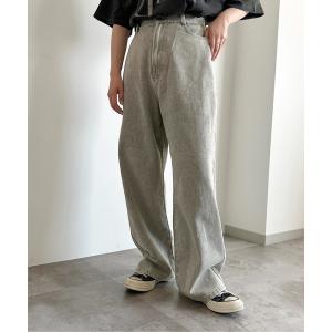ジーンズ デニム デニムパンツ ケミカルストレートパンツ「ZOZOTOWN限定アイテム」 レディース