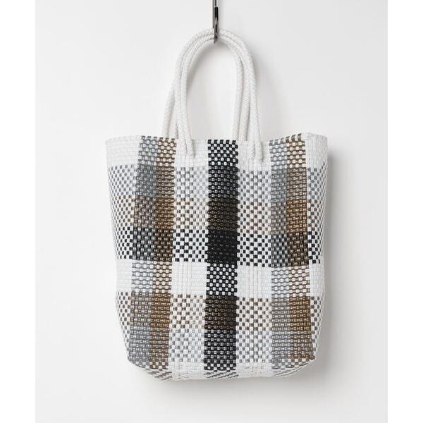 トートバッグ 「Moon Bird/ムーンバード」メルカドバッグCHECK-縦長 M レディース