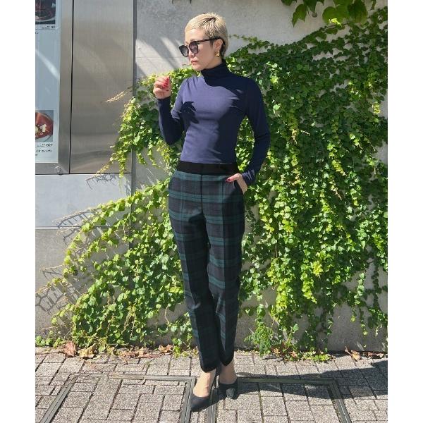 パンツ チェックボンディングパンツ レディース