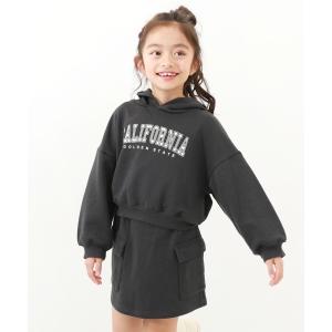セットアップ えらべる2TYPE スウェットパーカー＆スカート セットアップ(インパンツ付き) キッズ 子供服 女の子｜ZOZOTOWN Yahoo!店
