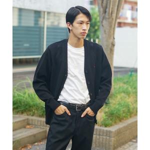 メンズ カーディガン 「KANGOL/カンゴール」スクールカーディガン 制服　高校生　中学生　JK　DK　ユニセックス　コットン100％　ロゴ刺繍　ワ｜zozo