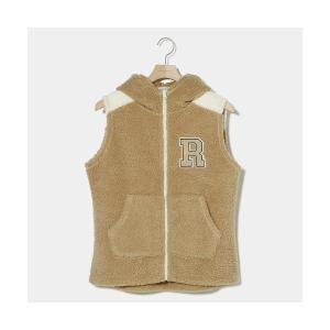 ベスト ジレ 「Rosasen/GOLF」A-Line ダブルフェイスボアベスト レディース