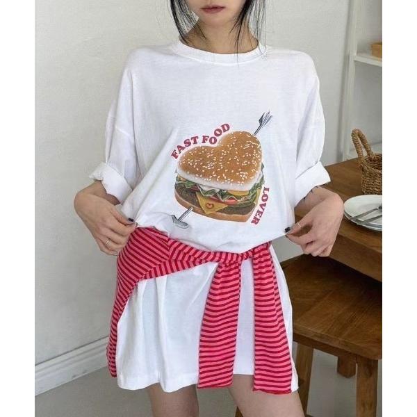 tシャツ オーバーサイズフードTシャツ レディース