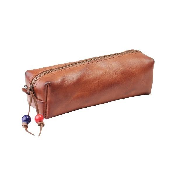 文房具 シンプル本革ペンケース