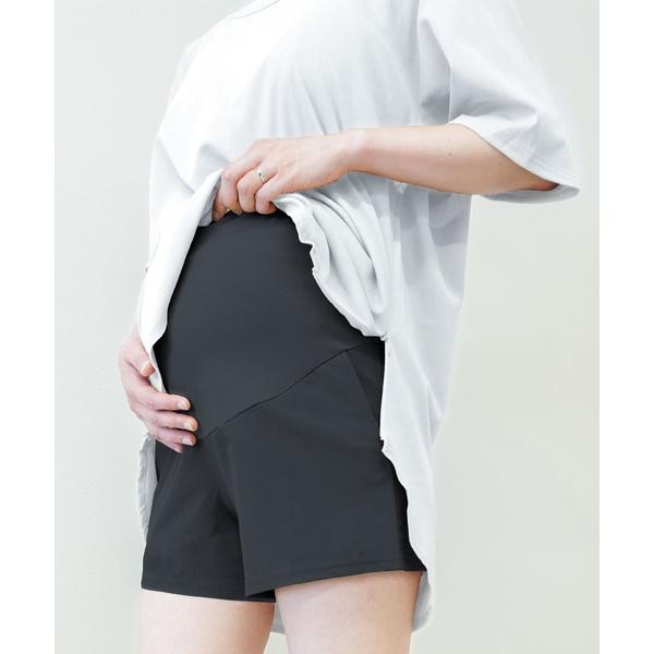 水着 マタニティ　涼感ショートパンツ　水陸両用　「産前産後兼用」 レディース