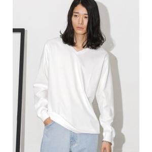 tシャツ Tシャツ アンチスメルVネックTシャツ 長袖 メンズ