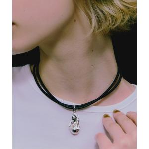 チョーカー LAPUIS(ラピュイ)Oyster Leather Choker レディース