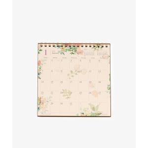手帳 水彩フラワー卓上カレンダー