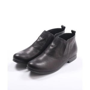 ブーツ 甲深フラットシューズ レディース