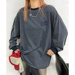tシャツ Tシャツ 《WEB限定》刺繍ロゴピグメントロンTEE