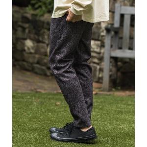 パンツ mp11380- Micro Brushed Leopard Pants ブラッシュドパンツ メンズ