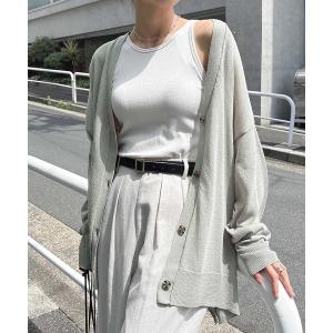 カーディガン UVカット接触冷感シアーカーディガ...の商品画像