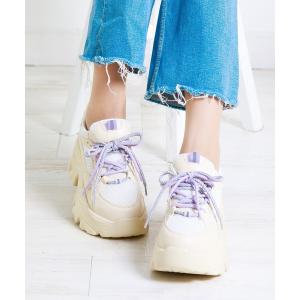 Parade スニーカー 「厚底」ビット付きレースアップスニーカー 1152