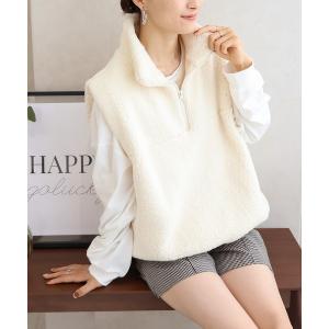 notch. ベスト ジレ ボアジップベスト レディース : ZOZOTOWN Yahoo!店