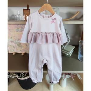 ベビー服 ロンパース 柔らか裏毛フリル付きオールの買取情報