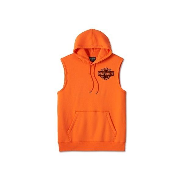 パーカー Screamin' Eagle(R)スリーブレスフーディー レディース