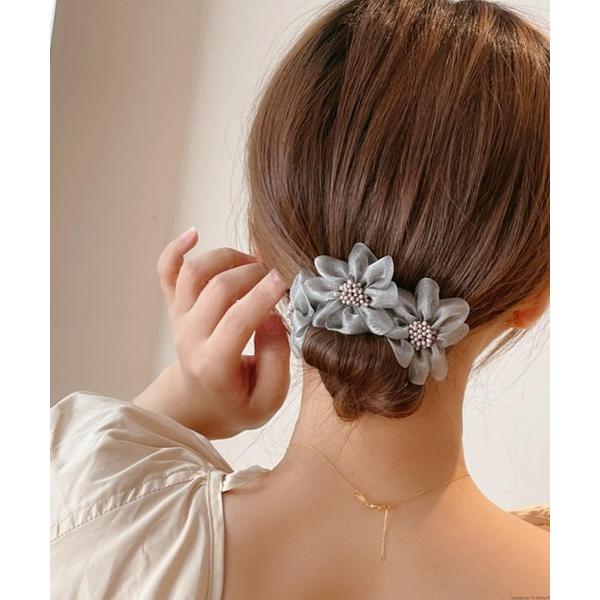 pur chouchou/フラワーデフトバン P4094