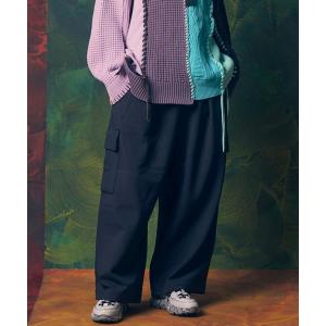 Lig. wide cargo pants ワイドカーゴパンツ カーゴパンツ WOOL WIDE CARGO PANT メンズ レディース