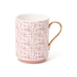 タンブラー ツイード マグカップ ピンクの商品画像