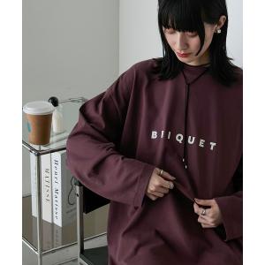tシャツ 「forksy.」オーバーサイズシンプルロゴロンT レディース メンズ
