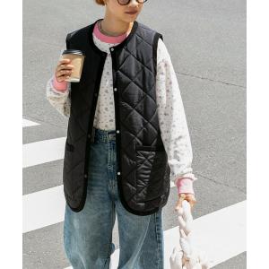 ベスト コンパクトコーデュロイパイピングベスト