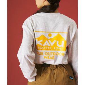 tシャツ Tシャツ KAVU/カブー True Logo LS Tee/トゥルーロゴティー