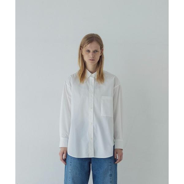 ブラウス シャツ cotton white clean shirt(コットンクリーンシャツ) レディ...