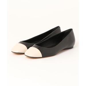 パンプス 「CARRANO」バイカラーフラットパンプス(631500)