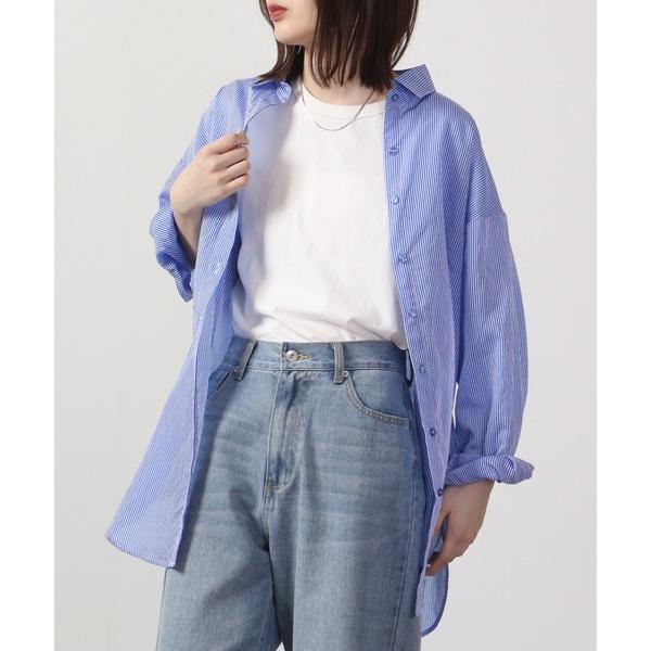 tシャツ PAGE  ONE コットン天竺7分袖Tシャツ レディース