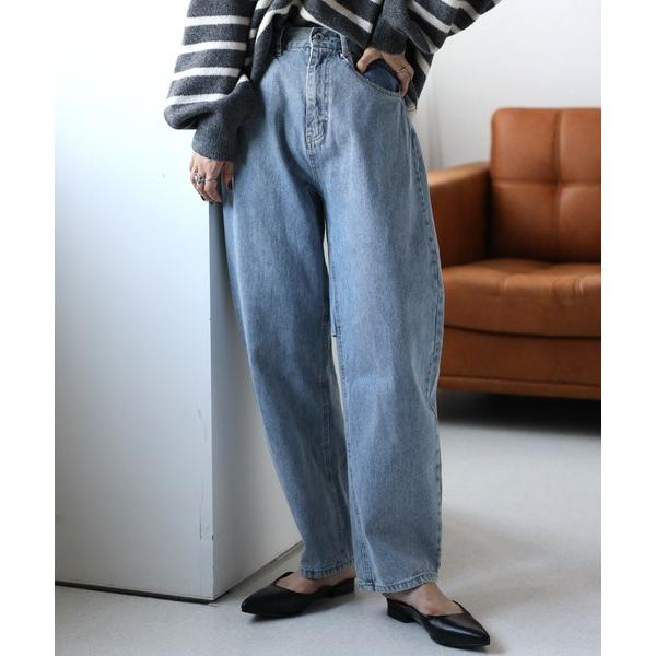 ジーンズ デニム デニムパンツ 「選べるデザイン」バレルデニムパンツ/カーブデニムパンツ レディース
