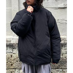 ブルゾン アウター 3way無地 中綿ブルゾン(ユニセックス)Extende puffer jacket メンズ レディース