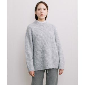 ニット セーター 「Liyoca」片畦ラメニットプルオーバー レディース