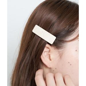 ヘアクリップ ラインストーンハートバレッタ