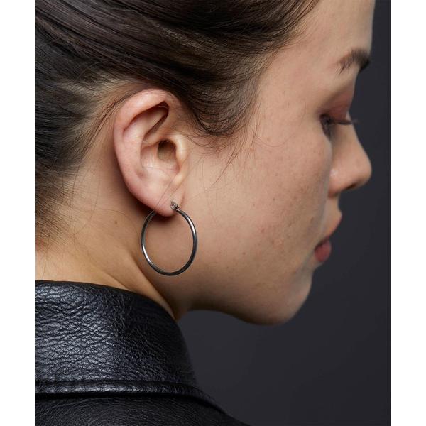 サージカルステンレス アレルギー対応 ピアス 「CENE」セネ/ループピアス30mm レディース