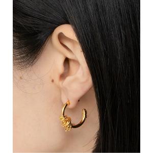 ピアス LAPUIS(ラピュイ)Double coil hoopピアス レディース