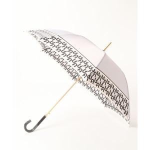 傘 傘　アーチロゴボーダー レディース