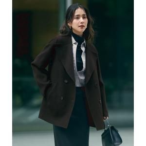 ピーコート pコート 「滝沢眞規子さん着用」MANTECOPureリバー Pコート