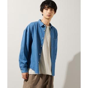 シャツ ブラウス メンズ 「ZOZO限定」DENIM SHIRT / デニム レギュラーカラーシャツ｜zozo