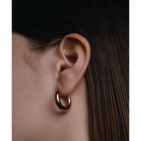 サージカルステンレス アレルギー対応 ピアス 「CENE」セネ/シンプルフープピアス レディース
