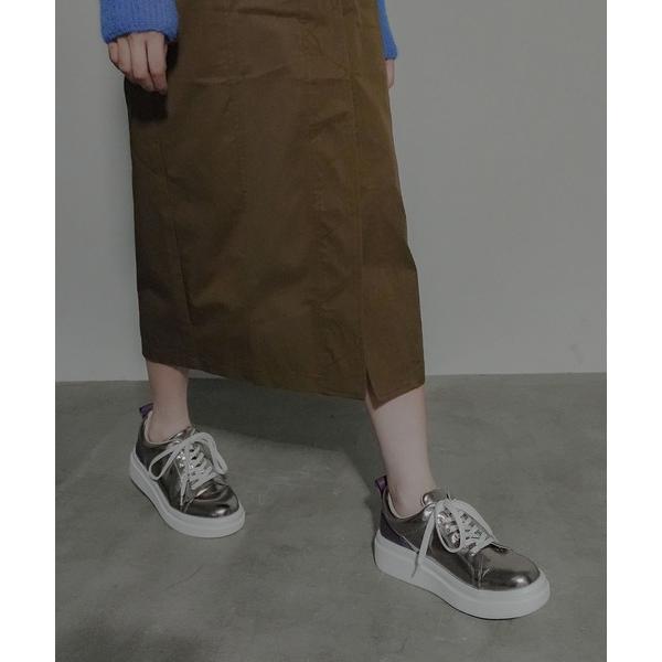 スニーカー 「レイン対応」ボリュームソールスニーカー レディース