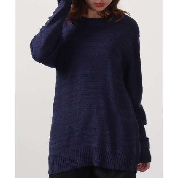 セーター ニット Jacquard crew neck knit / ジャガード編みクルーネックニッ...