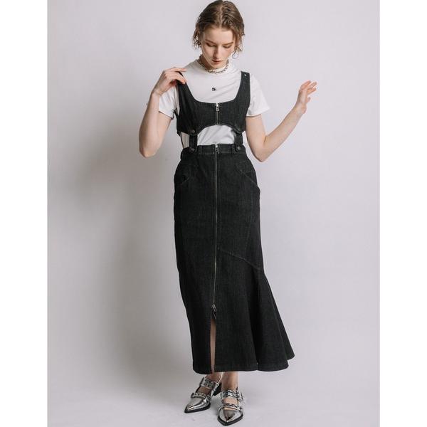 ジャンパースカート 2WAYデニムジャンパースカート