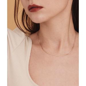 ネックレス 「CENE」セネ/2mmスネークチェーンネックレス レディース