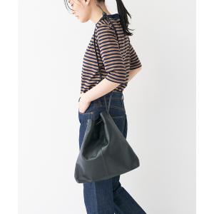 トートバッグ 「別注」THE CASE×collex 2WAYレザー巾着トートバッグ レディース