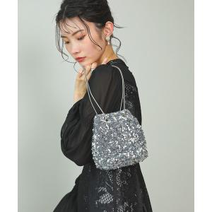 バッグ ハンドバッグ スパンコール ２way 巾着 ハンドバッグ