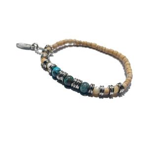 【超希少石/最強品質】宝石グランディディエライト＊ボタン型＊　天然石ブレスレット 幻の宝石 グランディディエライト ボタンカット ブレスレット 幅約7mm